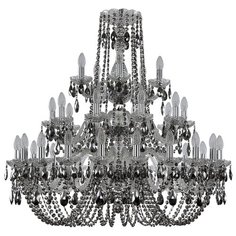 Люстра хрустальная 1402/20+10+5/360/3d Ni R781 Bohemia Ivele Crystal