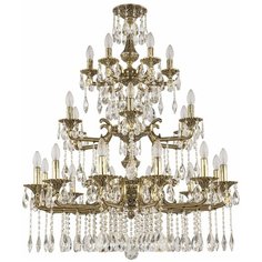 Хрустальная люстра 72115/12+6+6/300/3D A GB Bohemia Ivele Crystal