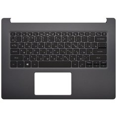 Топ-панель Acer Aspire A514-53 серая с подсветкой