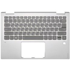 Клавиатура для ноутбука LENOVO Yoga 720-13IKB топ-панель серебро с подсветкой