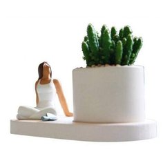 Кашпо Лотос в белом PRM-TE-2481009 KNP-PRM-TE-2481009 Precios Memory