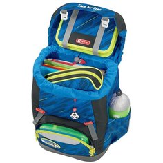 Ранец Step By Step Grade Soccer Team, синий, 4 предмета