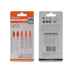 Пилки для лобзика по металлу Sturm! T118G, 5250701, 76 мм, 2 шт. ()