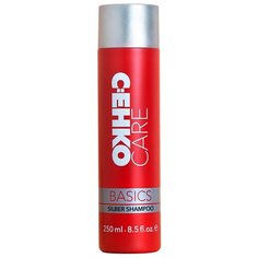 C:EHKO шампунь Basics Care Silber Серебристый для нейтрализации желтого оттенка у обесцвеченных и осветленных волос, 250 мл