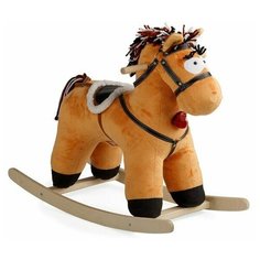 Качалка мягкая Тутси "Конь "Свэн" (светло-коричневый, 10 фраз, музыка)