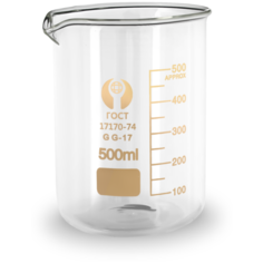 Мензурка, мерный стакан 500 мл стекло Добрый Жар