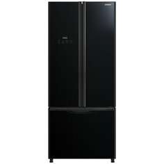 Двухкамерный холодильник Hitachi R-WB 562 PU9 GBK черное стекло