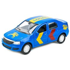 Легковой автомобиль ТЕХНОПАРК Renault Logan Sport (LOGAN-SPORT), 12 см, синий
