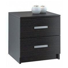 Тумба для гостиной NK-MEBEL Лофт 420 2 ящика, ШхГхВ: 42х40.3х44.3 см, цвет: венге