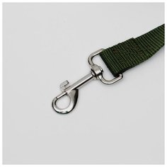 Поводок Пижон 7 м, 2,5 см, зеленый