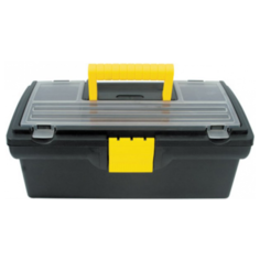 Ящик с органайзером FIT 65500 33x17.5x12.5 см 13 черный/желтый F.It