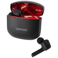 Беспроводные наушники Lenovo HT78, black/red