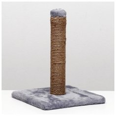 Когтеточка-столбик Пижон малая, 30*30*40 см, серая
