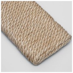 Когтеточка настенная Пижон джутовая, двухсторонняя, мини, 42*10*2 см, (джут 6 мм)