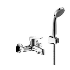 Смеситель для ванны короткий излив Bravat Emeralda F6135147CP-B-RUS