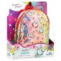 Рюкзак голографический для раскрашивания "Совушкины сказки" Origami 05649/О