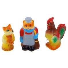 Игрушки для купания ПФК "Игрушки" "Кот, лиса и петух" (СИ-354) Кудесники