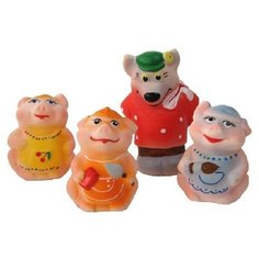 Игрушки для купания ПФК "Игрушки" "Три поросенка" (СИ-290) Кудесники