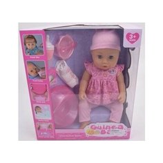 Shenzhen toys Пупс в розовой шапочке с аксессуарами в коробке