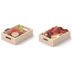 VIGA Набор Продукты в двух ящиках (17 пред.) в коробке