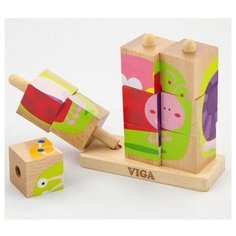 VIGA Кубики, 9 элементов VIGA