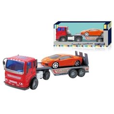 Shenzhen toys Эвакуатор с машинкой Грузовые перевозки в коробке