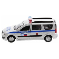Легковой автомобиль ТЕХНОПАРК Lada Largus Полиция (SB-16-47-P-WB), 12 см, белый