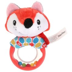 Погремушка Fisher-Price На кольце Лиса красный/белый