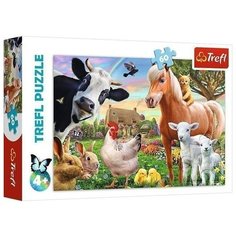 Trefl Пазлы- Веселая ферма, 60 деталей MIDI