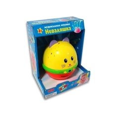 Shenzhen toys Неваляшка-котик на батарейках (свет,звук) в коробке