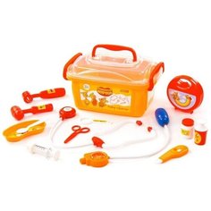 Полесье Набор Доктор Оранжевая корова в контейнере