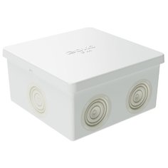 Распределительная коробка DKC 53700 наружный монтаж 80x80 мм серый