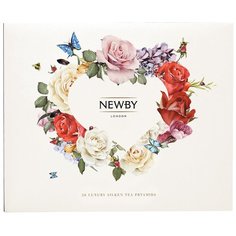 Чай Newby From the heart ассорти в пирамидках подарочный набор, 20 шт.