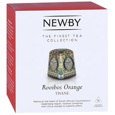 Чай травяной Newby Rooibos orange в пирамидках, 15 шт.