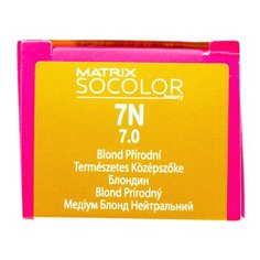 Matrix Socolor Beauty стойкая крем-краска для волос, 7N блондин, 90 мл
