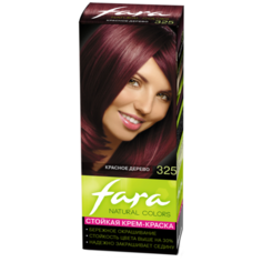 Fara Natural Colors стойкая крем-краска для волос, 325 красное дерево