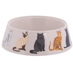 Миска ZOO PLAST Cats М7767 / М4369 300 мл бежевый