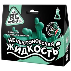 Научно-познавательный набор "Неньютоновская жидкость", зеленый ВОЛШЕБНЫЙ МИР