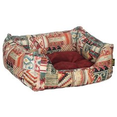 Лежак для животных Этника PRIDE 70х60х23см бордовый