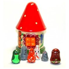 Теремок в шкатулке Wood Fun