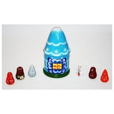 Лиса и заяц в шкатулке Wood Fun