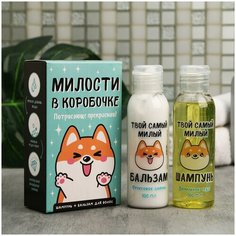 Набор Милости в коробке шампунь, бальзам Beauty Fox