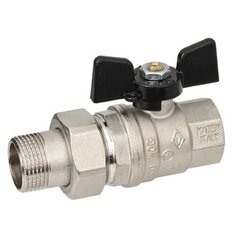 Кран шаровой с американкой Внутренний-Наружный Bugatti OREGON 322 (3/4") 03220032