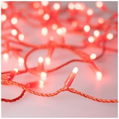 Светодиодная гирлянда ARD-STRING-CLASSIC-10000-RED-100LED-MILK-STD Red (230V, 7W) (Ardecoled, IP65) Arlight