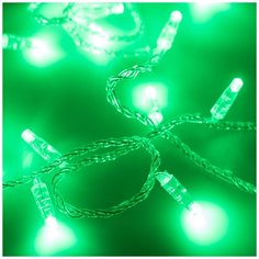 Светодиодная гирлянда ARD-STRING-CLASSIC-10000-CLEAR-100LED-STD GREEN (230V, 7W) (Ardecoled, IP65) Arlight