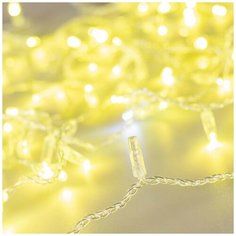 Светодиодная гирлянда ARD-STRING-CLASSIC-10000-CLEAR-100LED-FLASH Gold (230V, 7W) (Ardecoled, IP65) Arlight