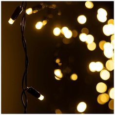 Светодиодная гирлянда ARD-EDGE-CLASSIC-2400x600-BLACK-88LED-FLASH Warm/Warm (230V, 6W) (Ardecoled, IP65) Arlight