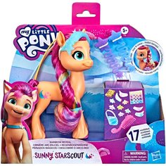Фигурка My Little Pony Радужные волосы Санни F1794