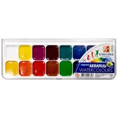 Акварель "Классика" 16 цветов без кисти Луч