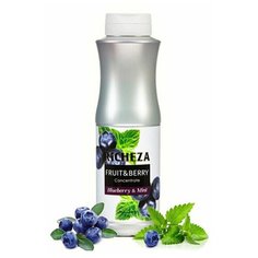 "Концентрат для напитков 1 кг, Черника-Мята" Richeza